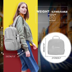 ZOMAKE folded into compact pocket for easy packing and space-saving benefit