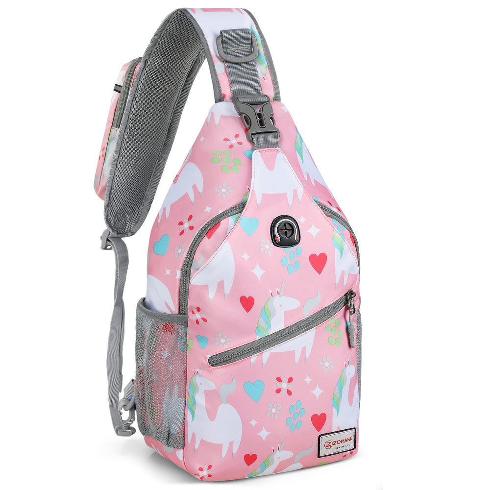 ZOMAKE front view showing compact organized pockets and neat silhouette for easy travel