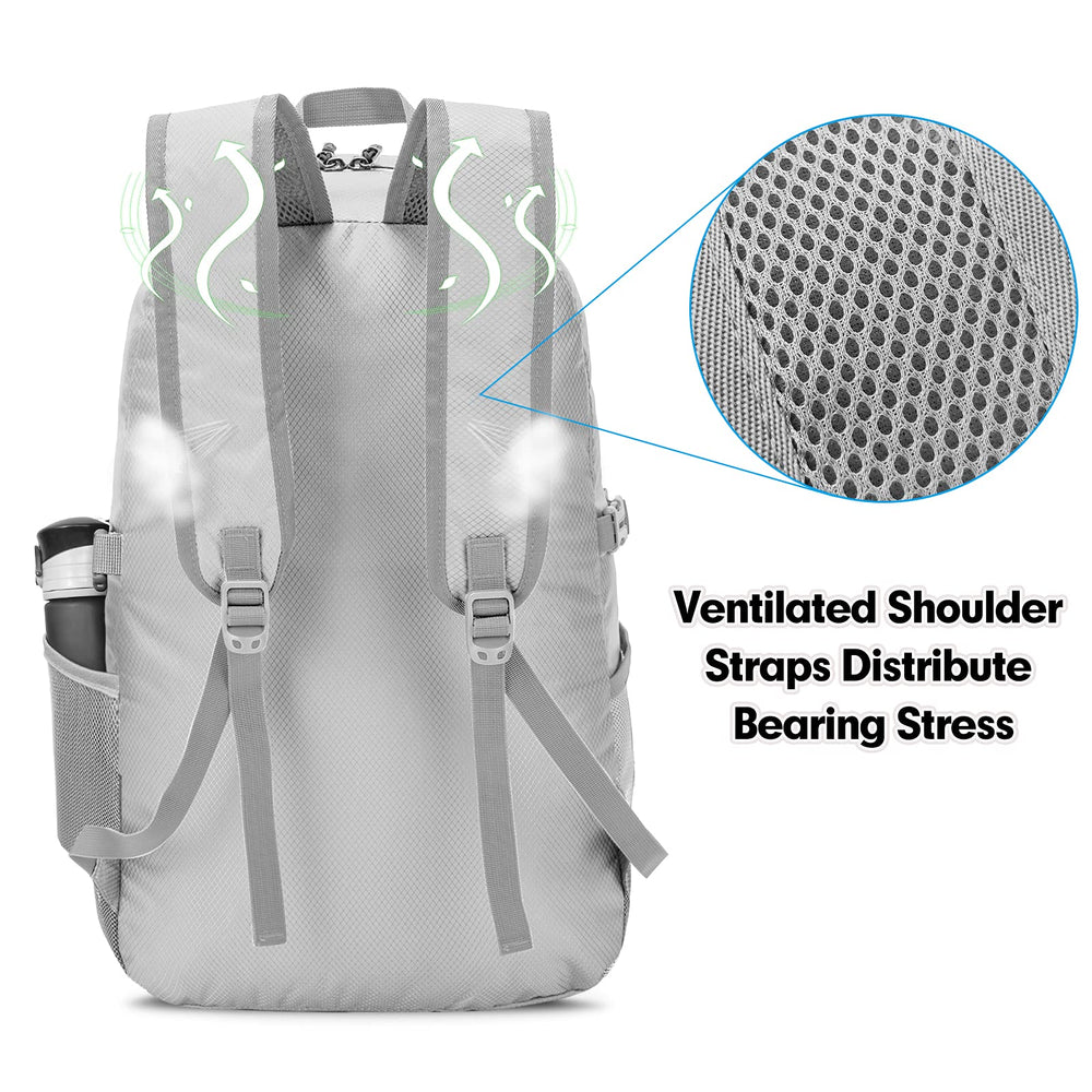 ZOMAKE worn by traveler demonstrating ergonomic fit and shoulder comfort benefit