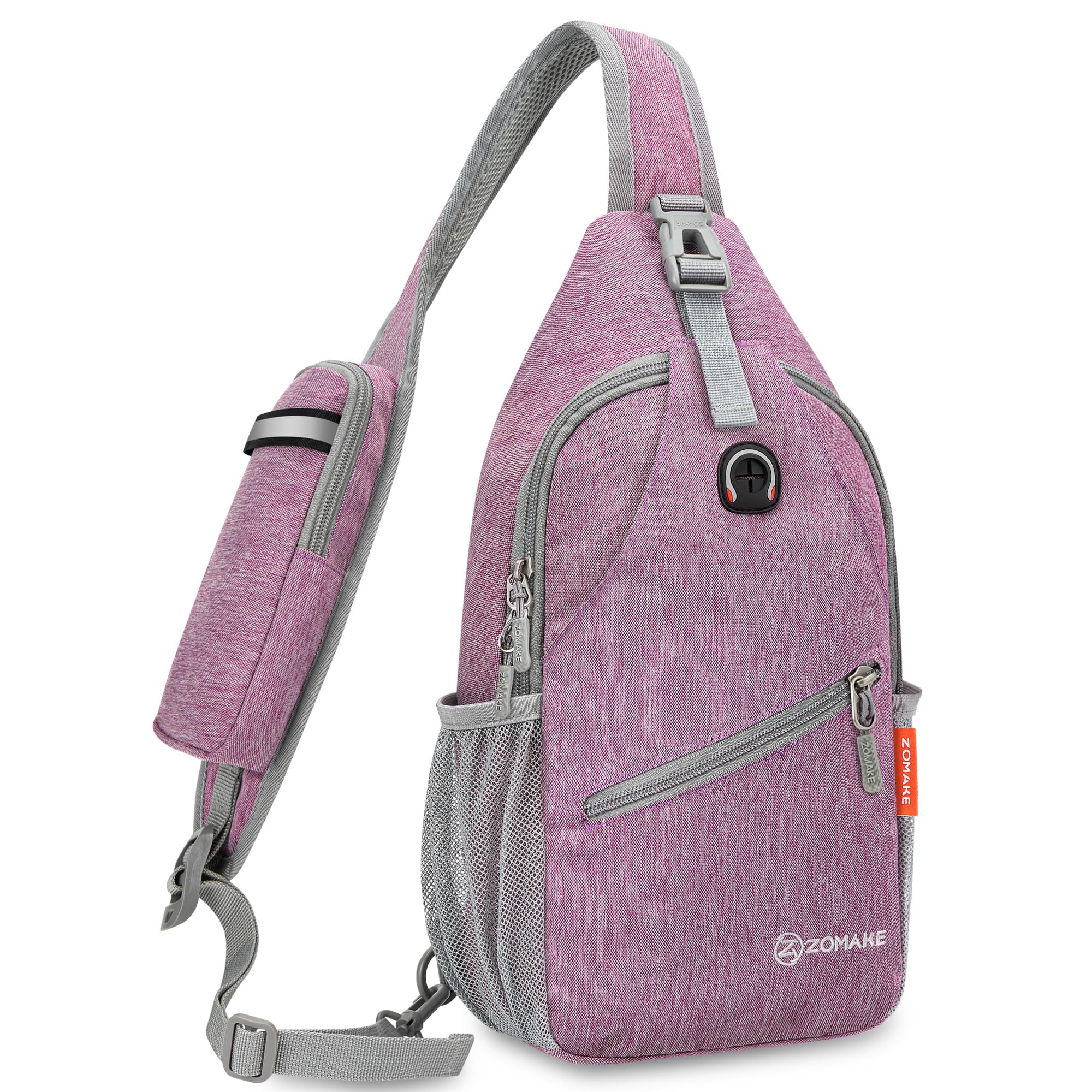ZOMAKE opened main compartment with 10-inch tablet demonstrating secure fit