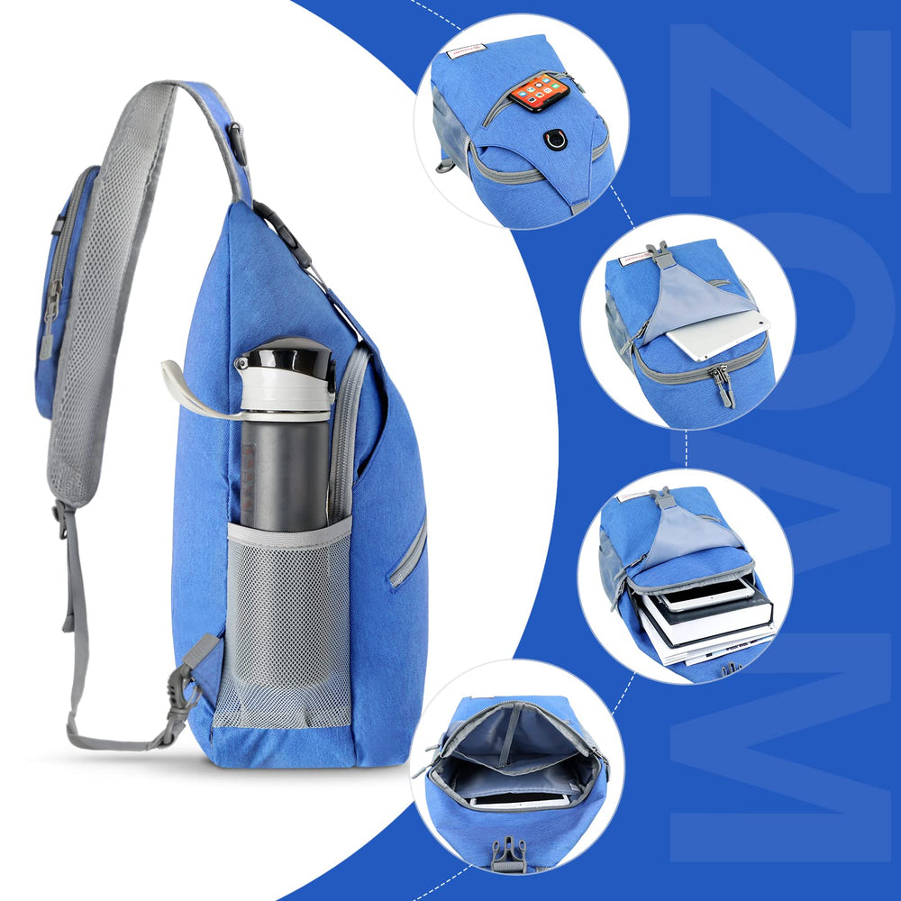 ZOMAKE shoulder strap phone pocket holding smartphone for quick access benefit