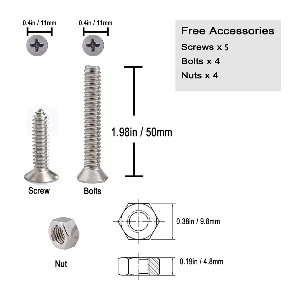 ZOMCHAIN detailed shot of upper and lower ratchet joints for precise antenna alignment benefit