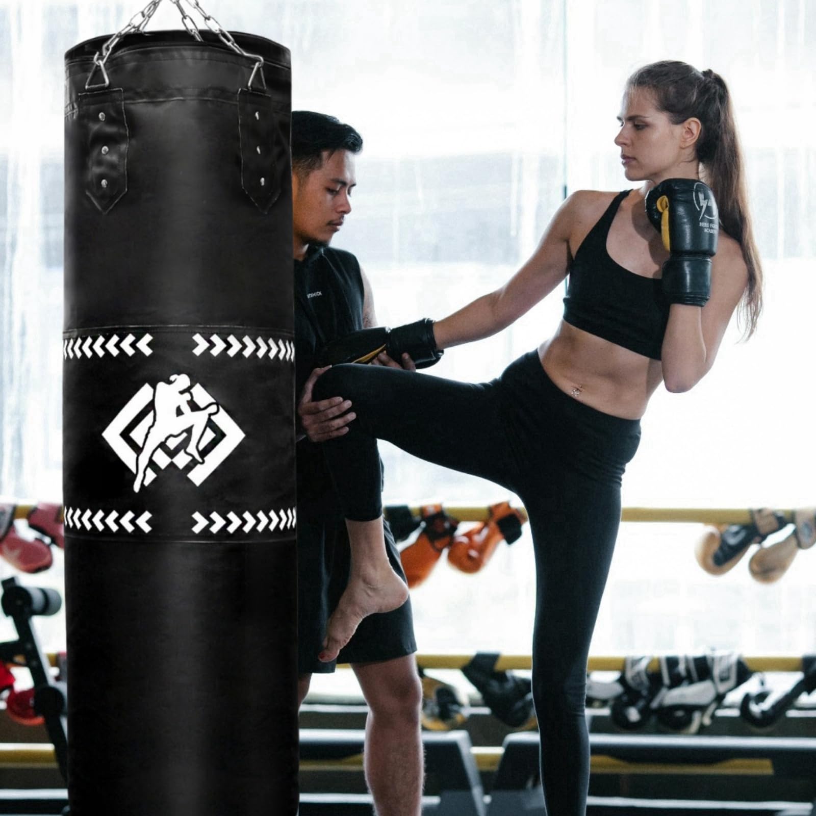 ZOOFOX size comparison with person showing 4ft scale for training and placement