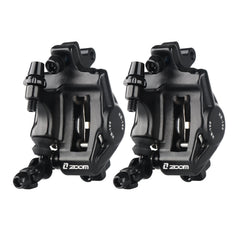 ZOOM HB-100 front view calipers showing forged body and mounting points for durable braking