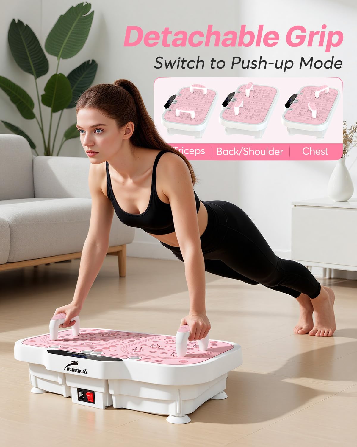 Zoomsnail platform in use with feet demonstrating safe stance and balance training benefit