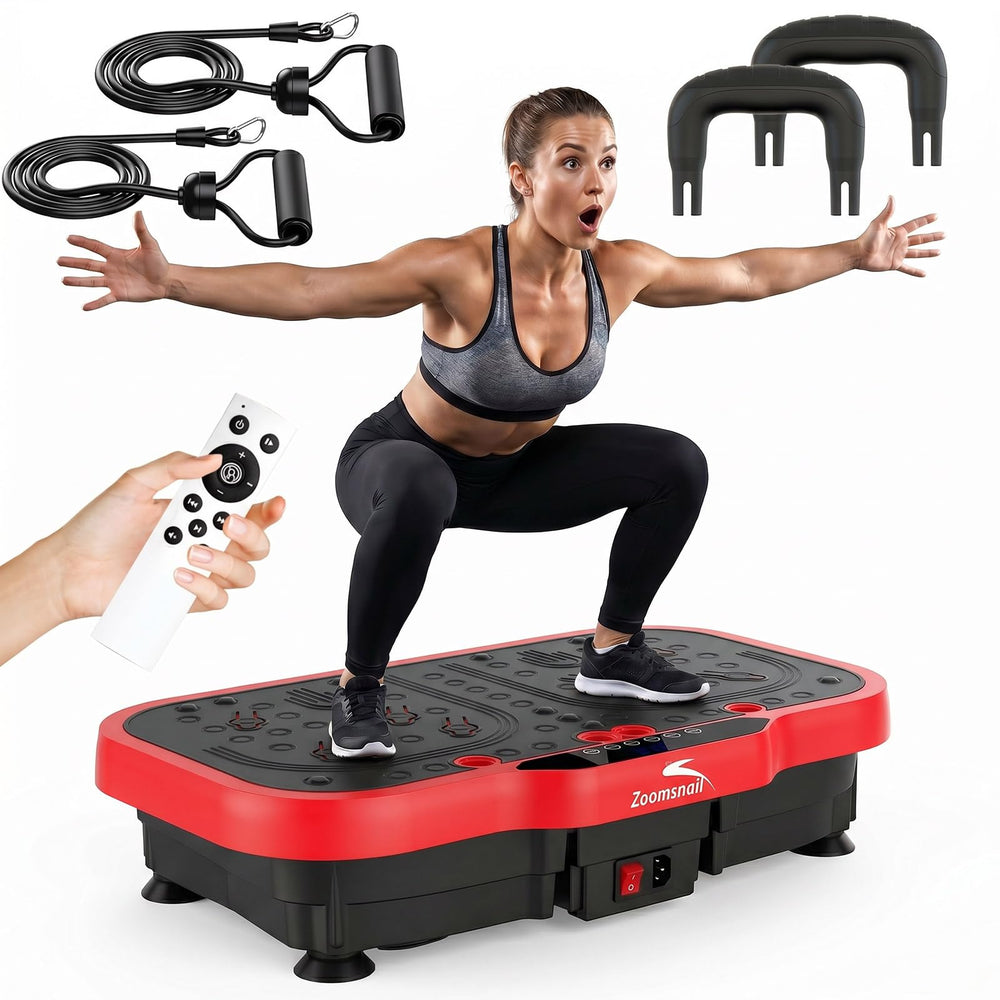 Zoomsnail front view showing platform and remote, stable training setup