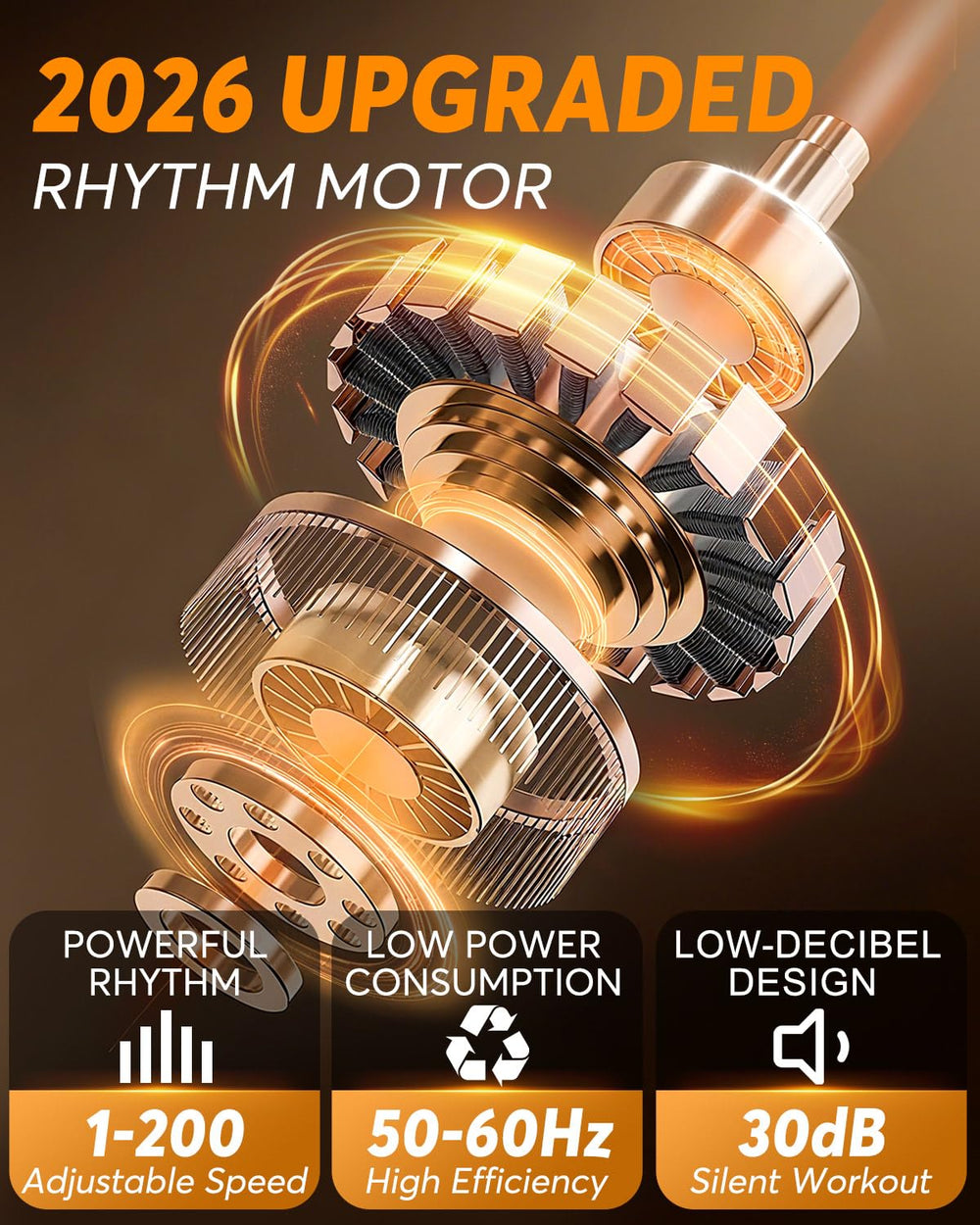 Zoomsnail LED display and remote for easy speed and mode control benefit