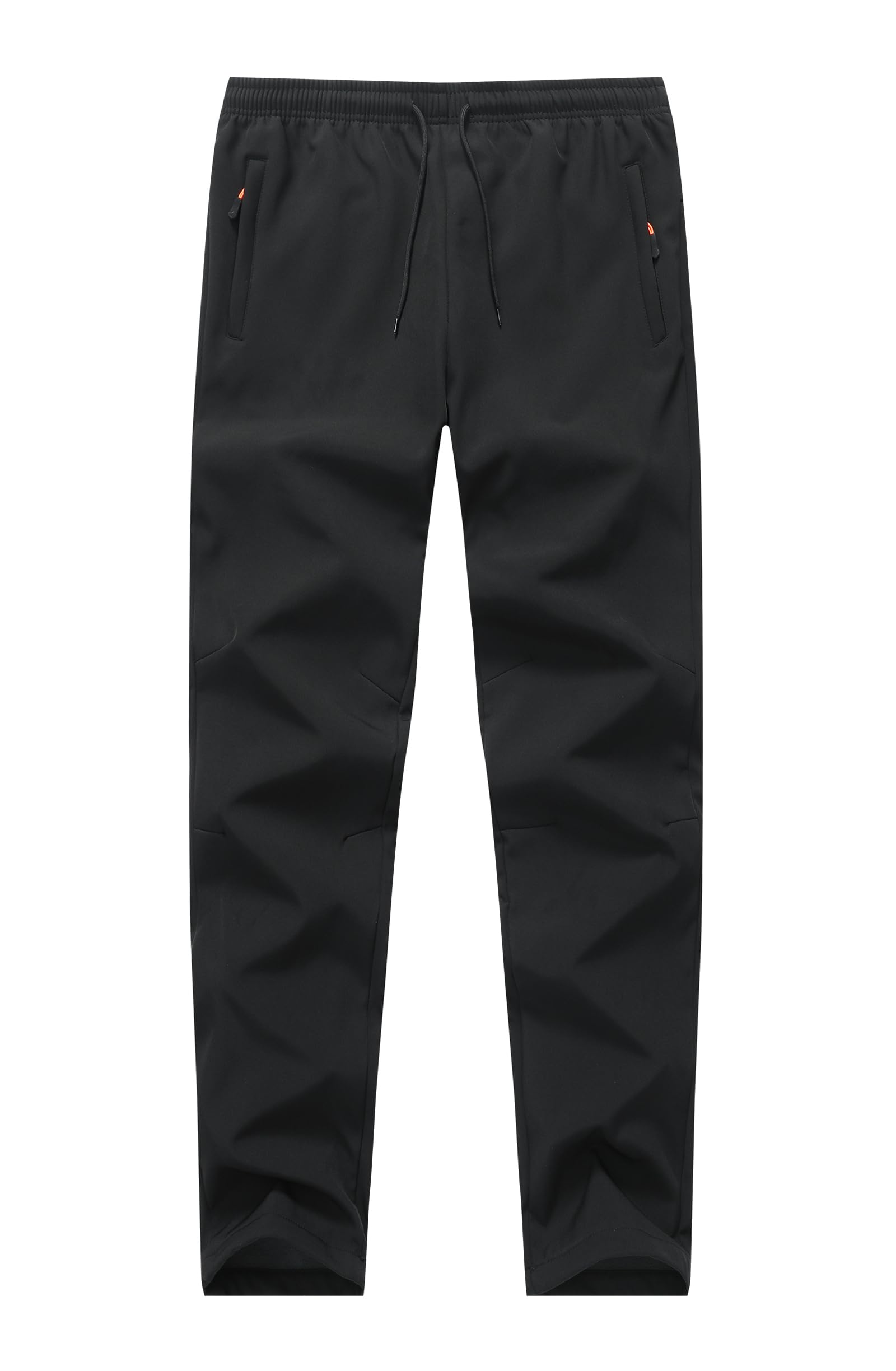 ZooYung front view of joggers showing fit and water-resistant shell for all-weather wear