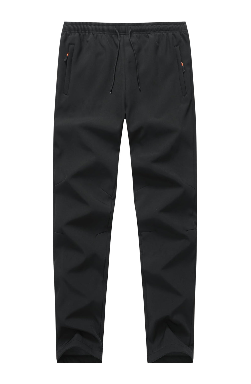 ZooYung front view of joggers showing fit and water-resistant shell for all-weather wear