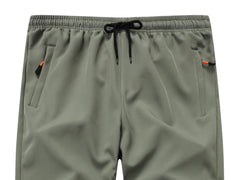 ZooYung zipper pocket detail demonstrating secure storage while running or hiking