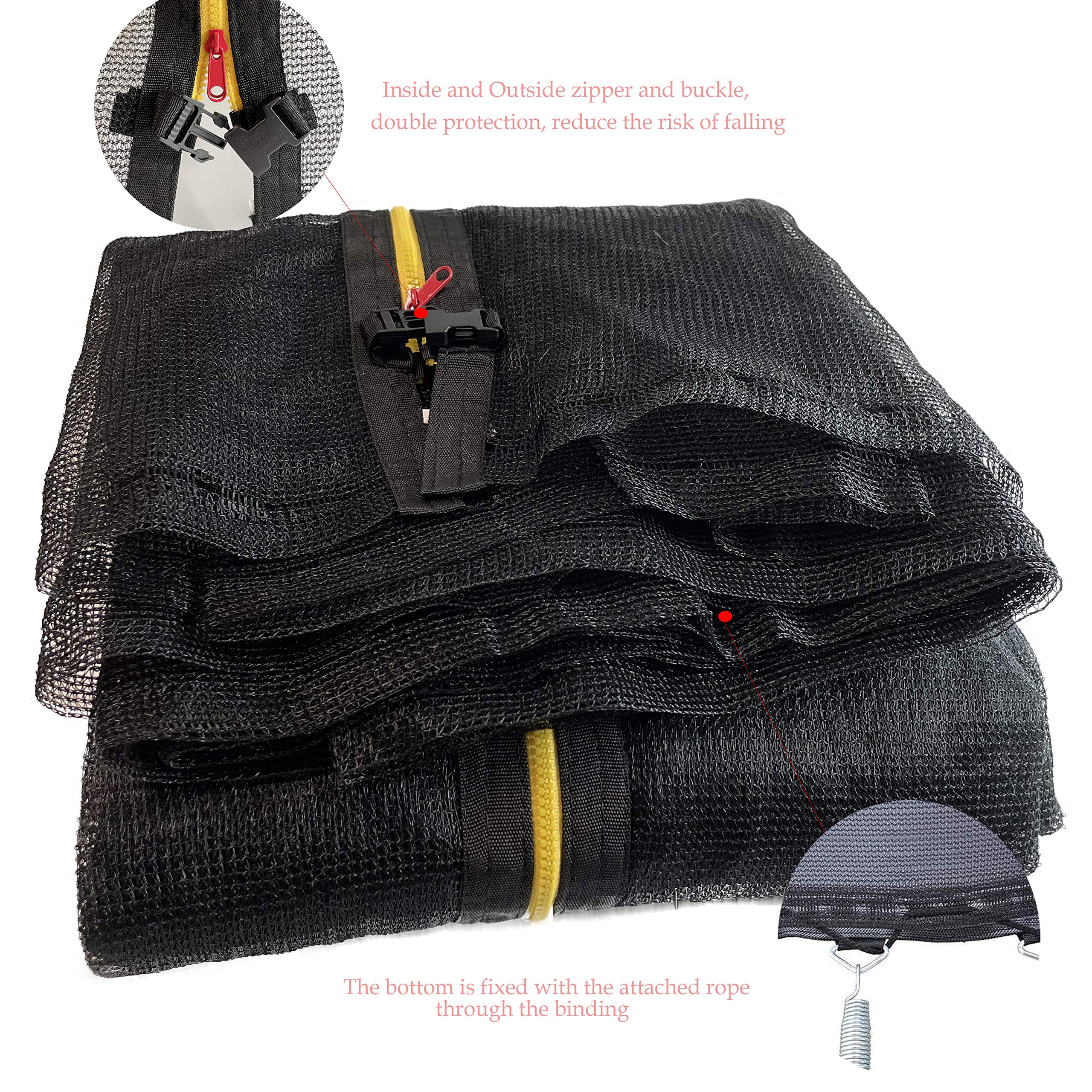 Zoyemone dual-closure zipper and buckles providing added security benefit