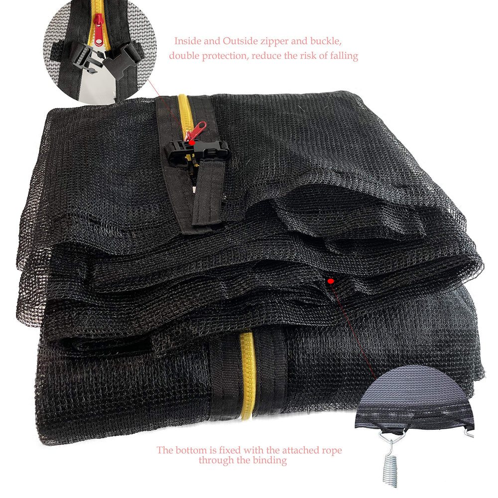 Zoyemone dual-closure zipper and buckles providing added security benefit