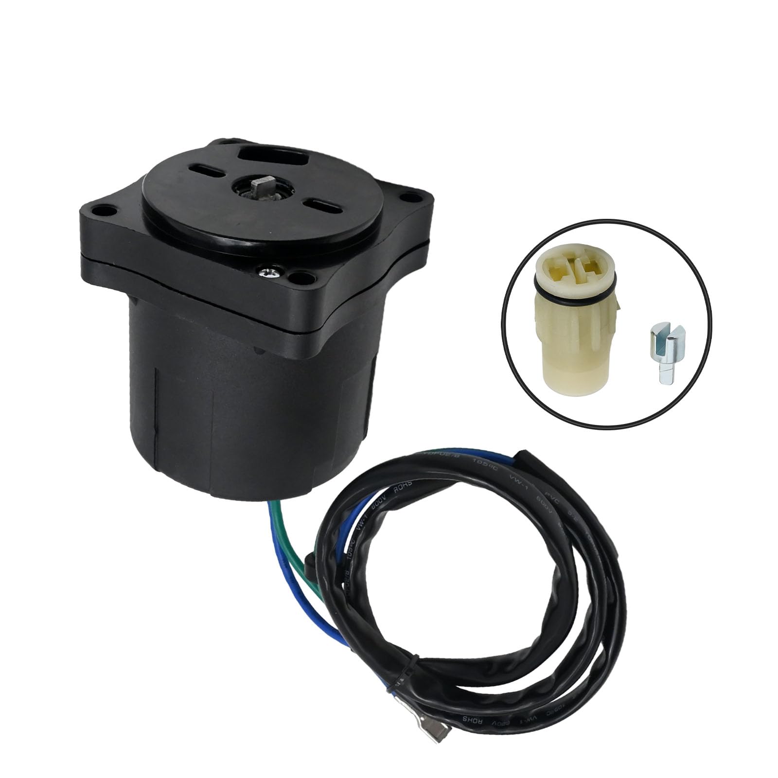 Zreneyfex motor beside ruler showing compact size for easy swaps