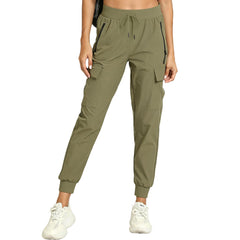 zsenoxaxi front view khaki joggers showing fit and style benefit mobility