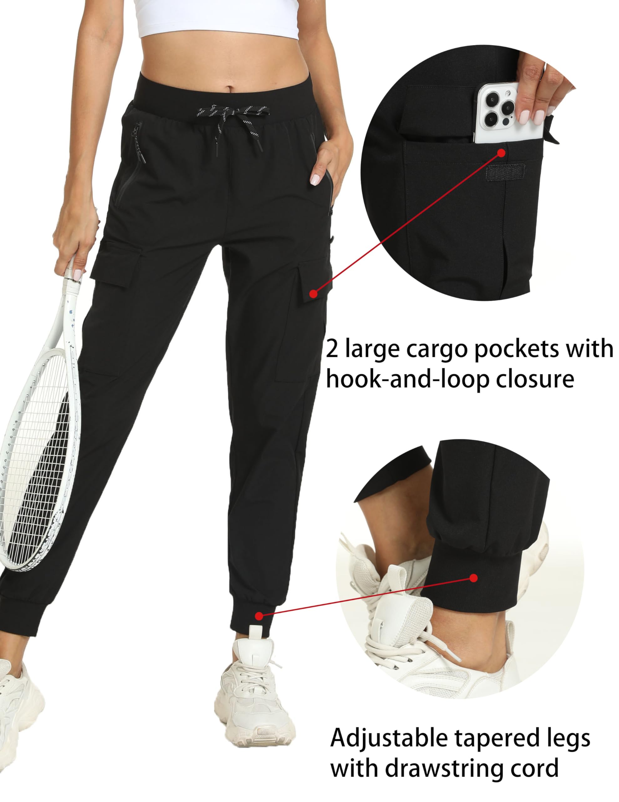zsenoxaxi model hiking in joggers demonstrating mobility and durability