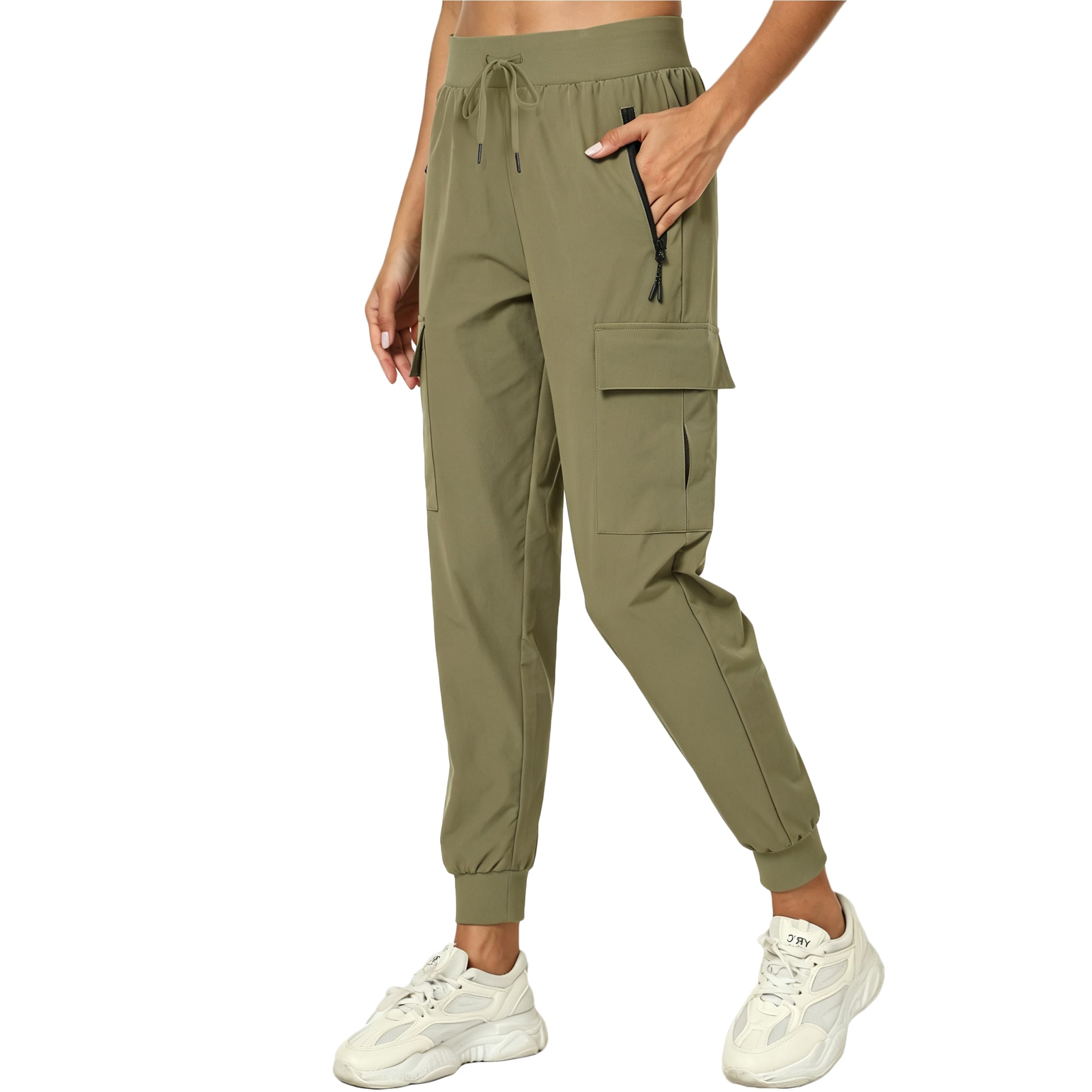 zsenoxaxi model wearing joggers on trail showing mobility benefit: active-ready design