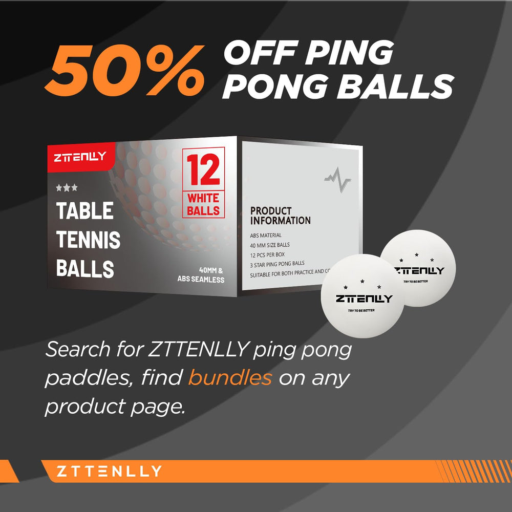 ZTTENLLY player serving with paddle demonstrating realistic play use
