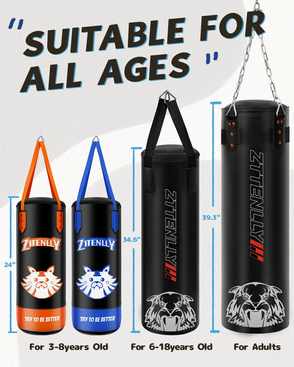 ZTTENLLY size comparison with child demonstrating proper scale and safe reach