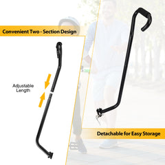 ZUKKA two-section collapsed for compact storage and easy transport