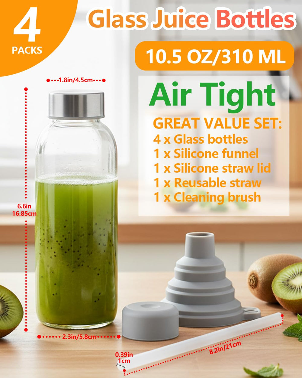 zukro bottle with silicone lid and straw for convenient sipping