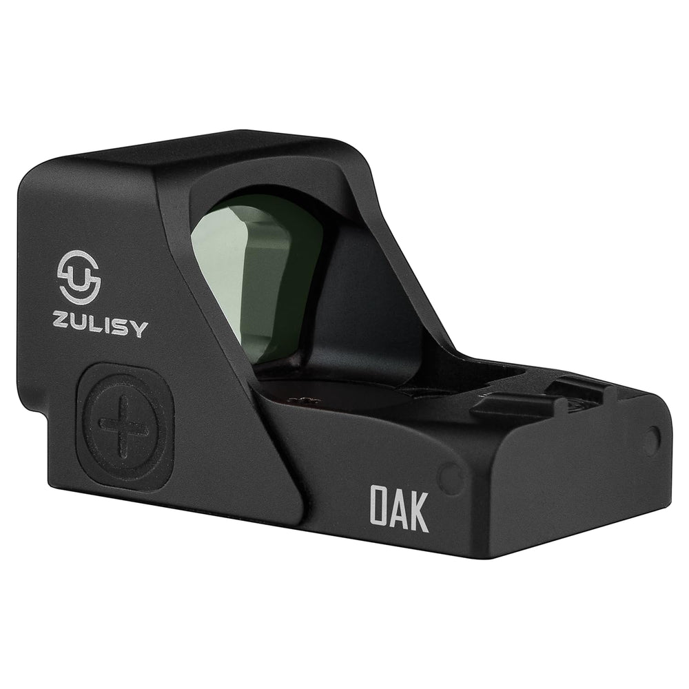 Zulisy Oak Super mounted on a pistol slide demonstrating fitment for RMR/407C footprint benefit