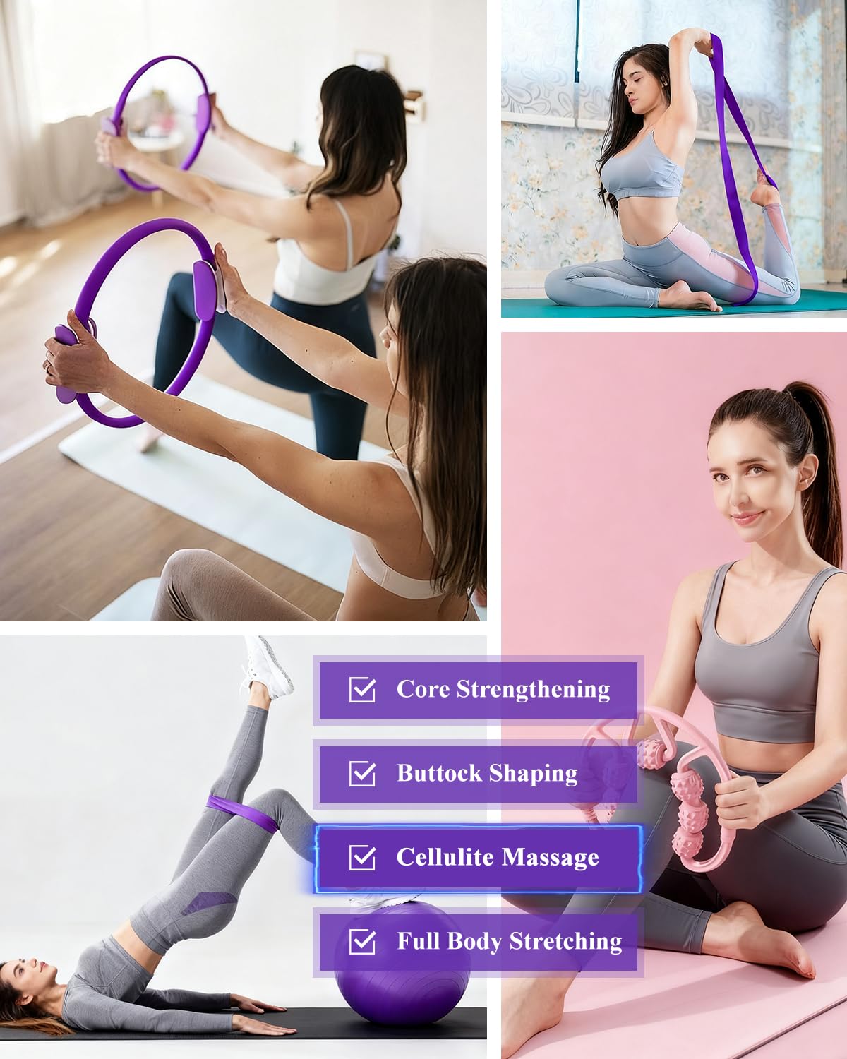 Zuluro mini yoga ball detail showing soft surface for pelvic support