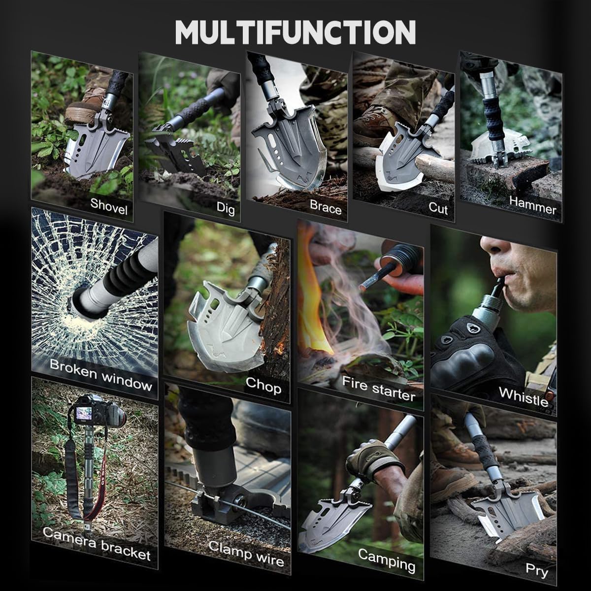 ZUNE LOTOO accessories laid out showing included survival tool versatility