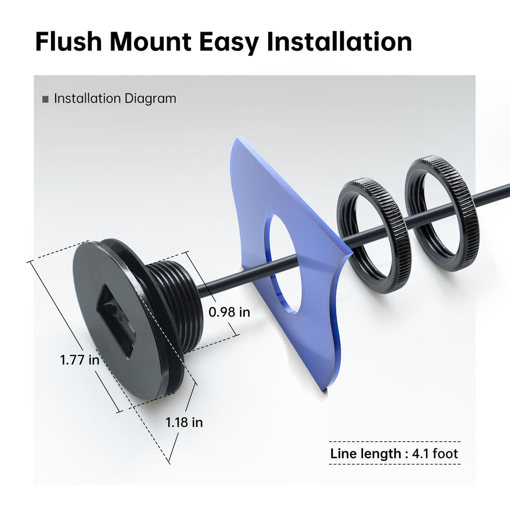 Zuomeng side anodized housing highlighting marine-grade aluminum durability